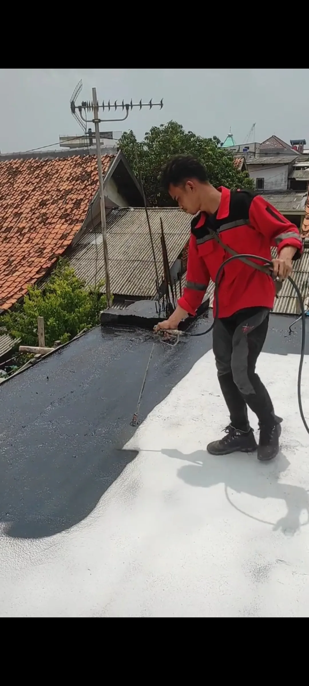 Hasil akhir waterproofing profesional